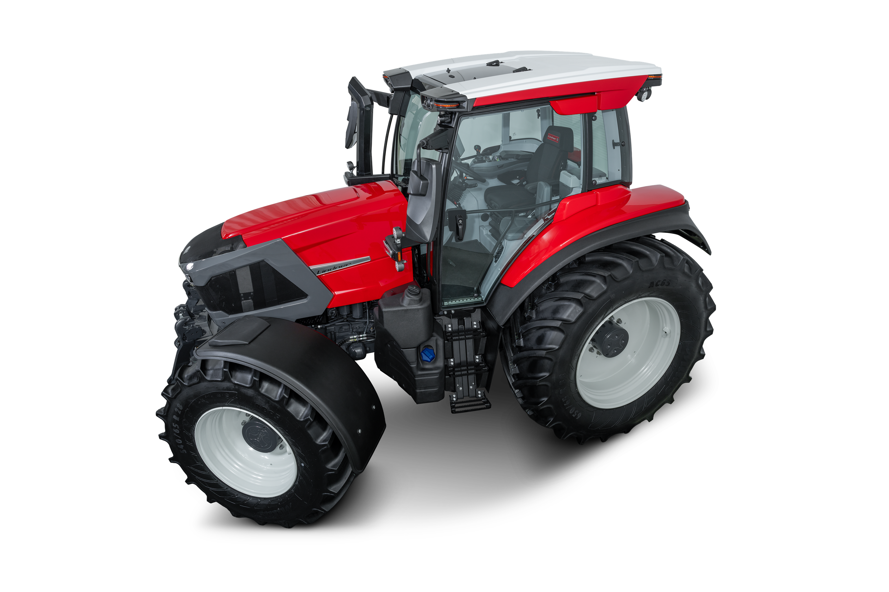 Traktor mit 4-Rad-Lenkung