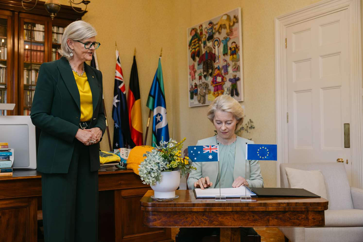 Von der Leyen in Australien
