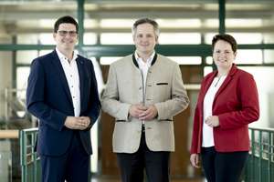 Lorenz Mayr, Johannes Schmuckenschlager und Andrea Wagner