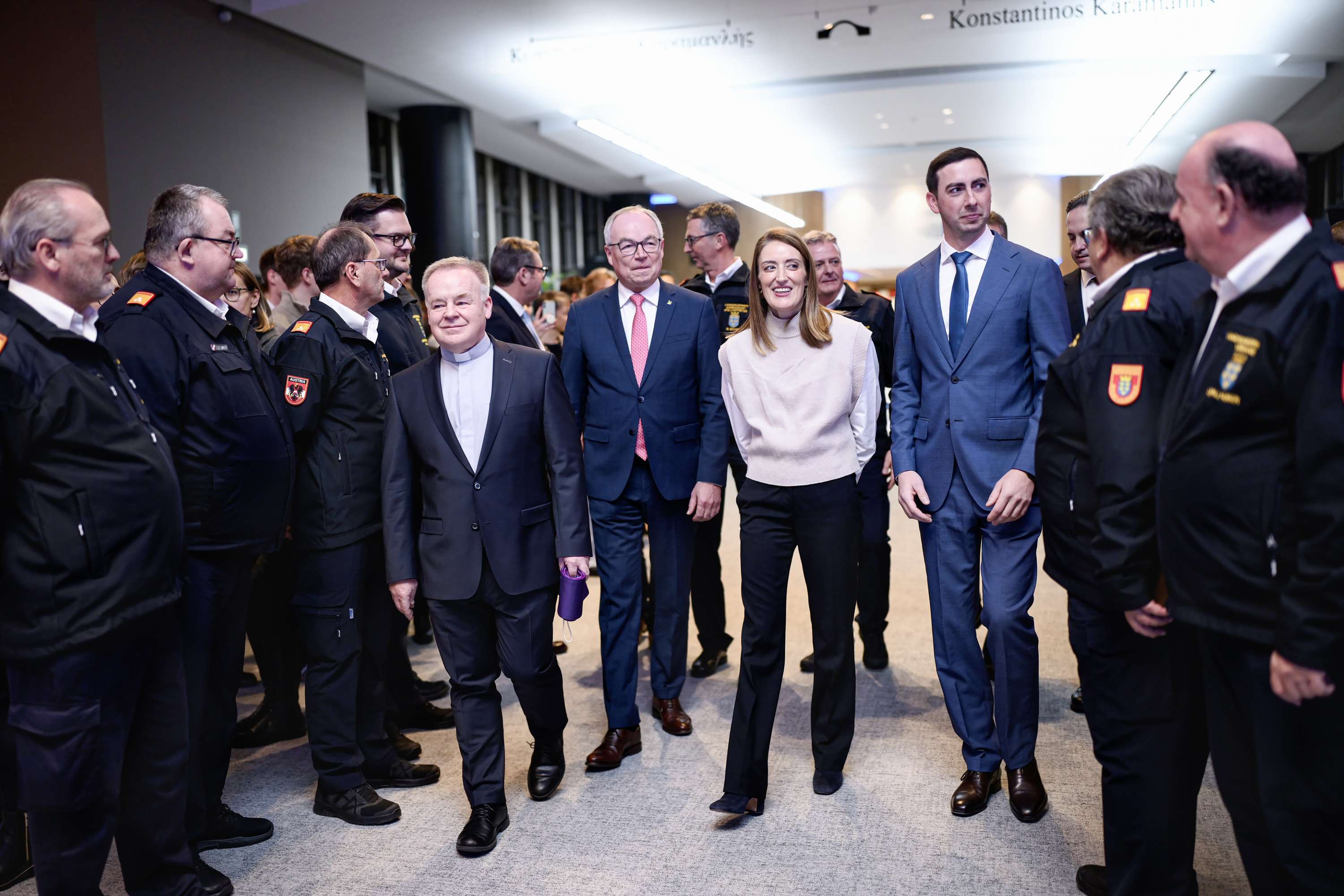 Michael Staberl, Stephan Pernkopf, Roberta Metsola, Alexander Bernhuber