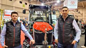 Neu sind bei Austro Diesel nicht nur die Traktoren MF 3S Dyna-VT, sondern auch Schneider (l.) und Schindele in der Chefetage.