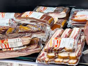 Speck im Supermarkt