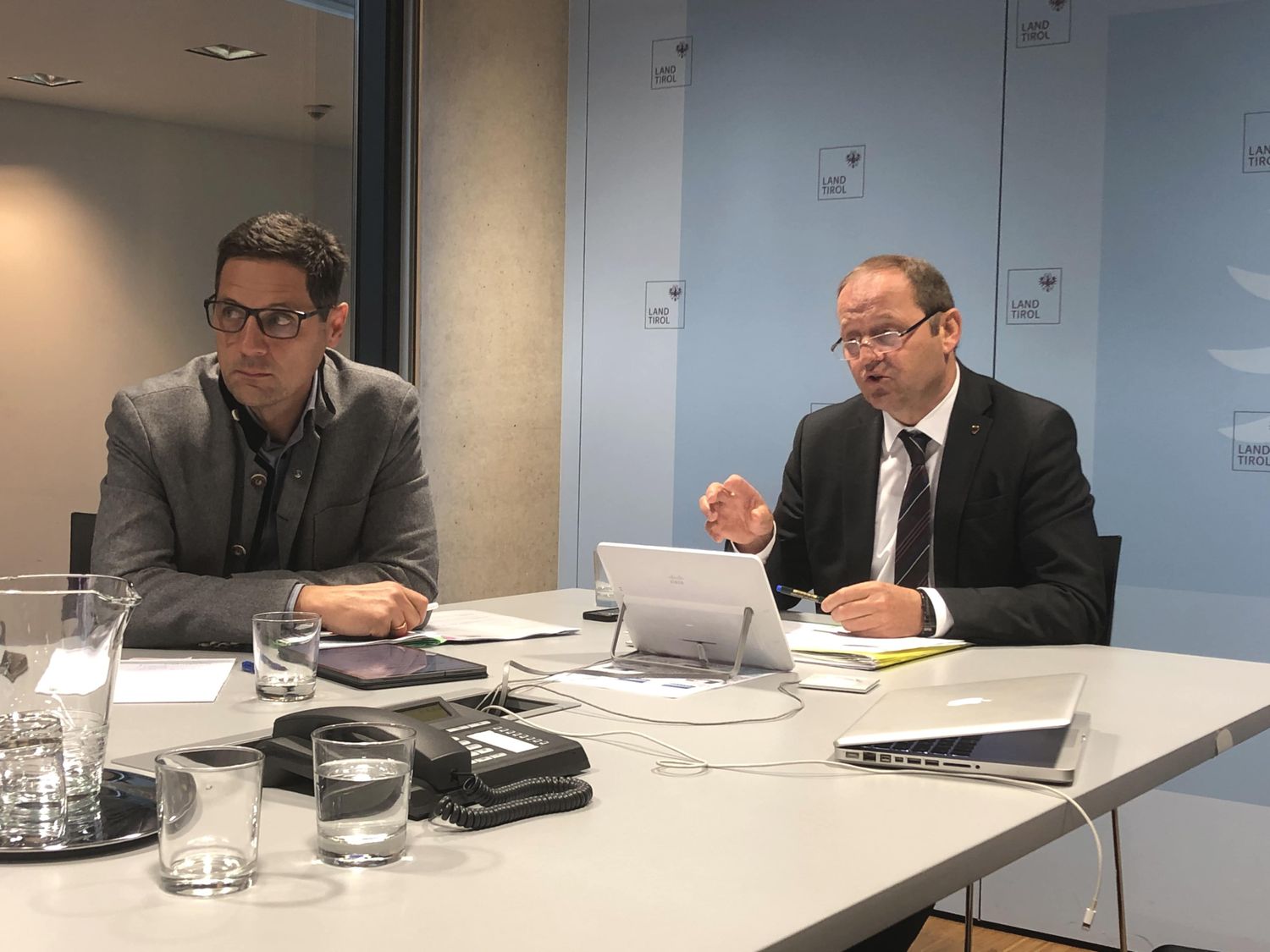 TBB-Direktor BR Dr. Peter Raggl und Obmann LHStv. Josef Geisler