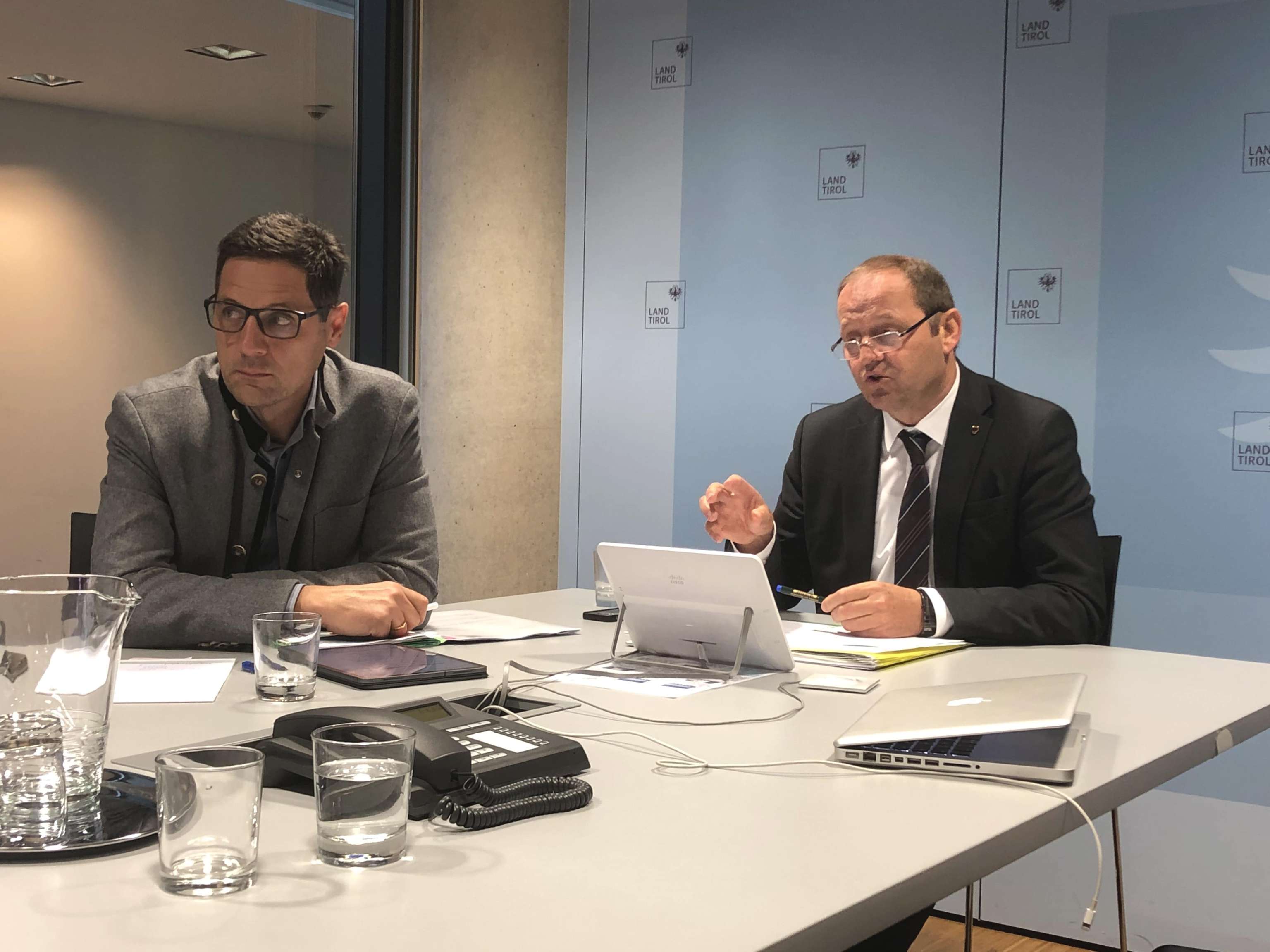 TBB-Direktor BR Dr. Peter Raggl und Obmann LHStv. Josef Geisler