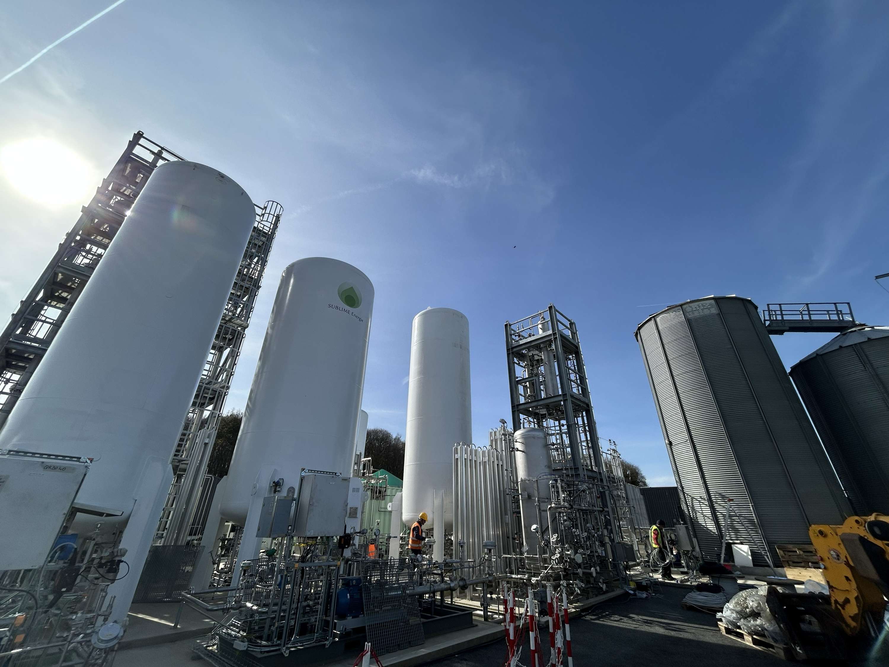 Anlage zur Aufbereitung von Biogas