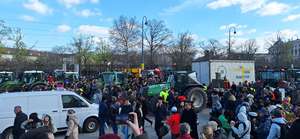 Demo vor dem Parlament