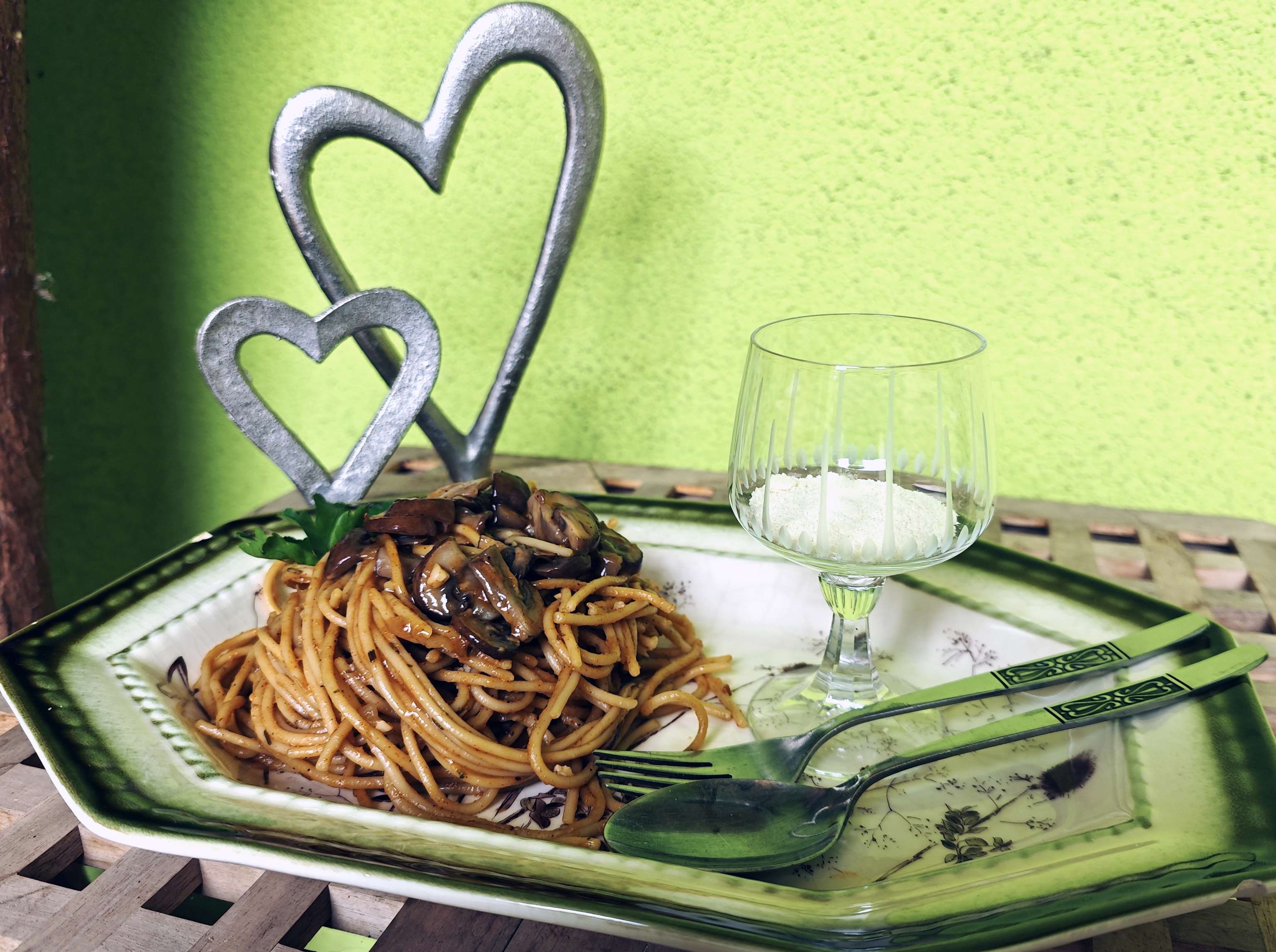 Pasta mit Pilzen