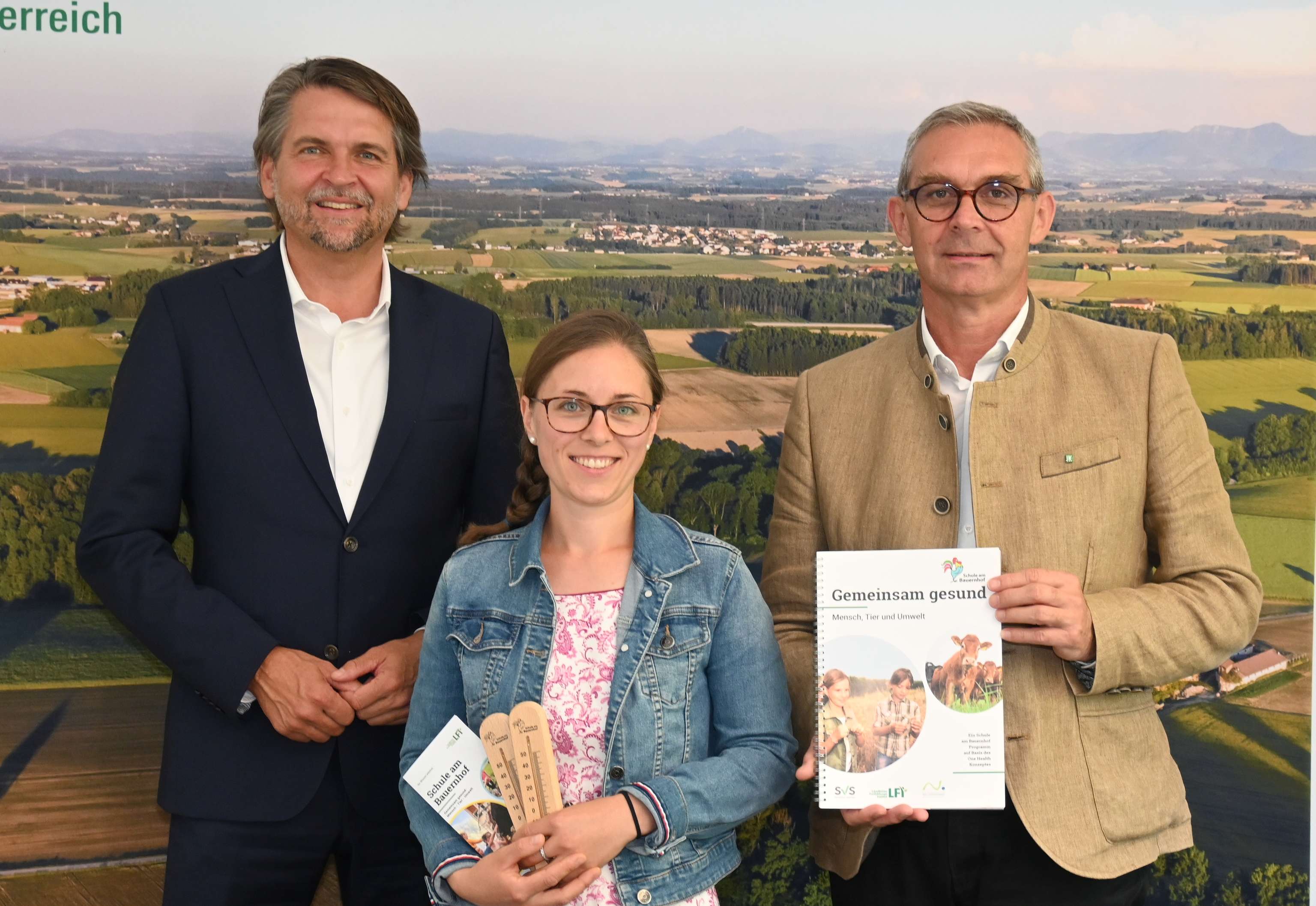 Peter Lehner, Tanja Gaßner und Franz Waldenberger