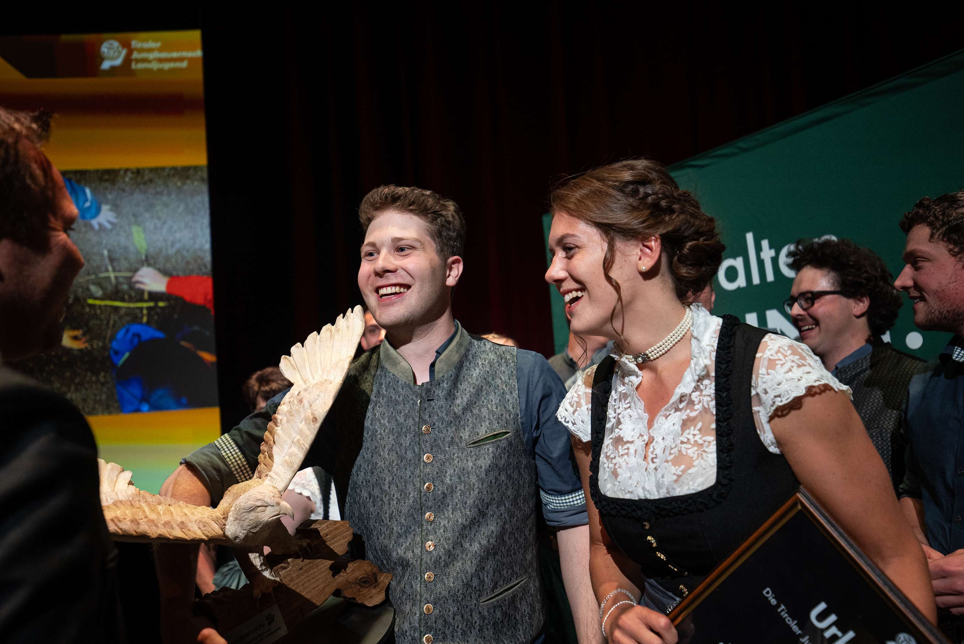 Die Obleute der Ortsgruppe Aurach bei Kitzbühel: Christina Heim und Christoph Haller