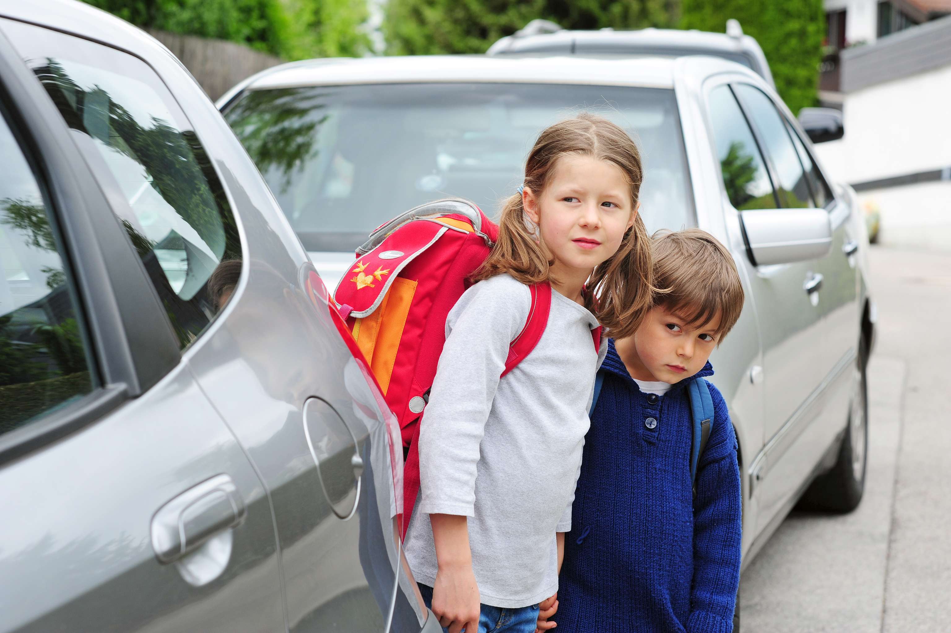 Kinder am Schulweg