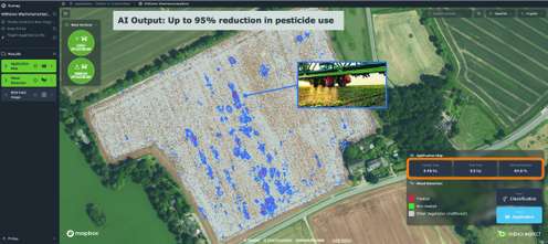 Anwendungskarten für gezieltes Sprühen