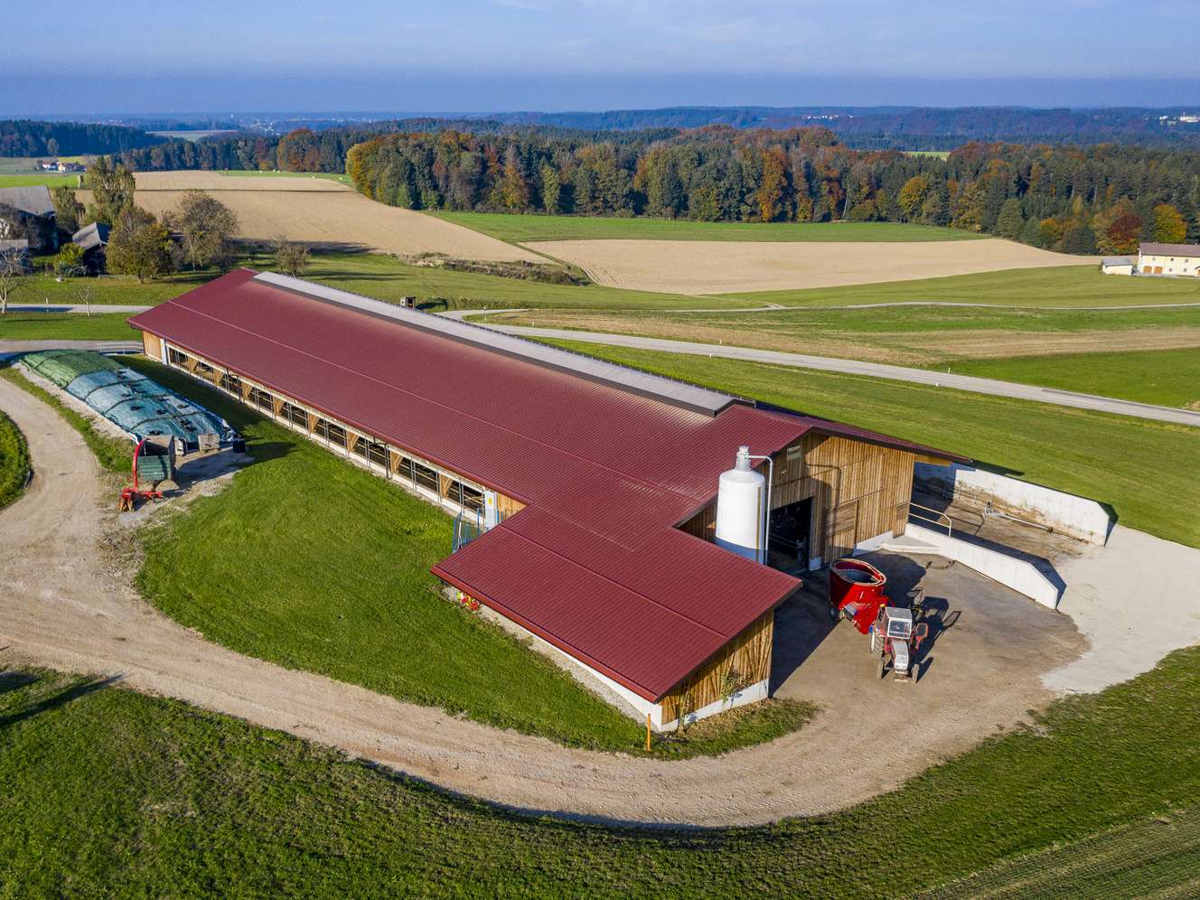 Außenansicht von einem Stall