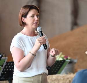 Agrarlandesrätin Michaela Langer-Weninger am Wort