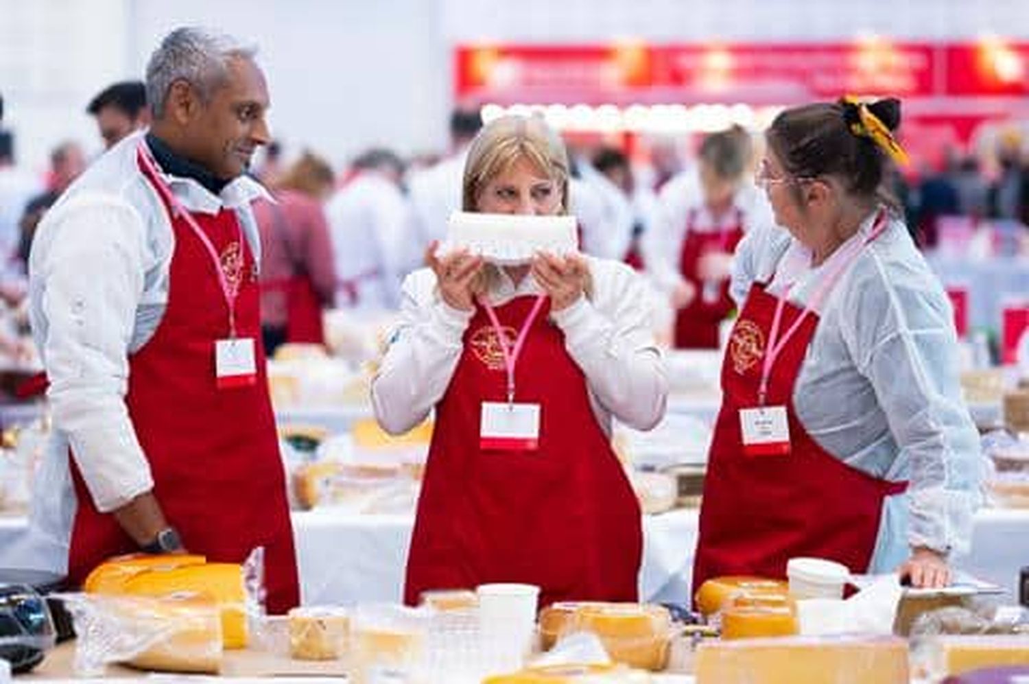 Käse aus 43 Nationen wurden sensorisch geprüft und bewertet.