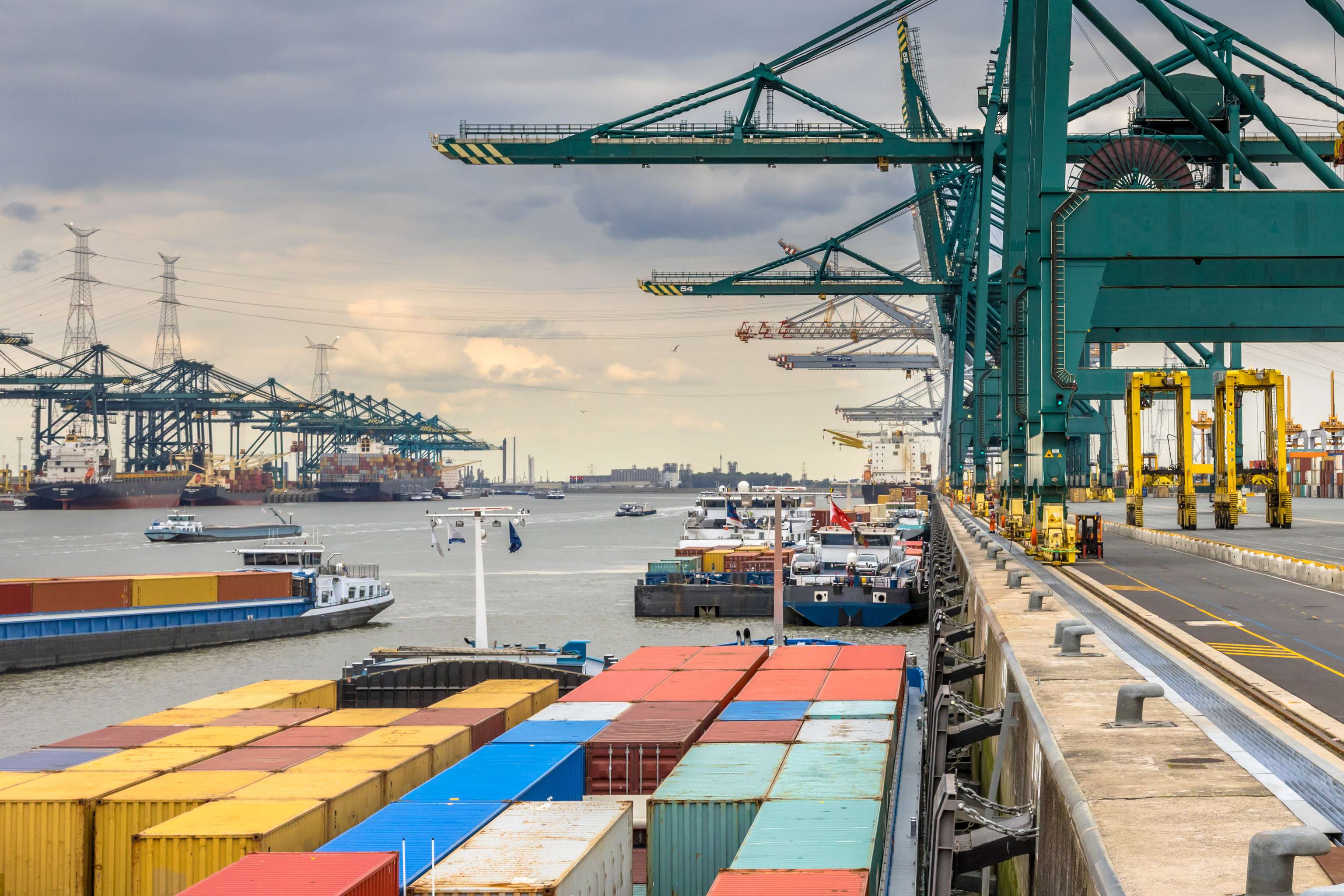 Kai Hafen von Antwerpen