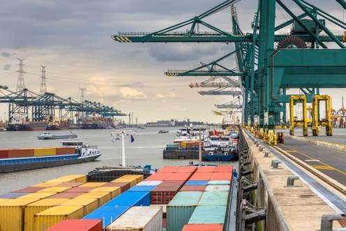 Kai Hafen von Antwerpen