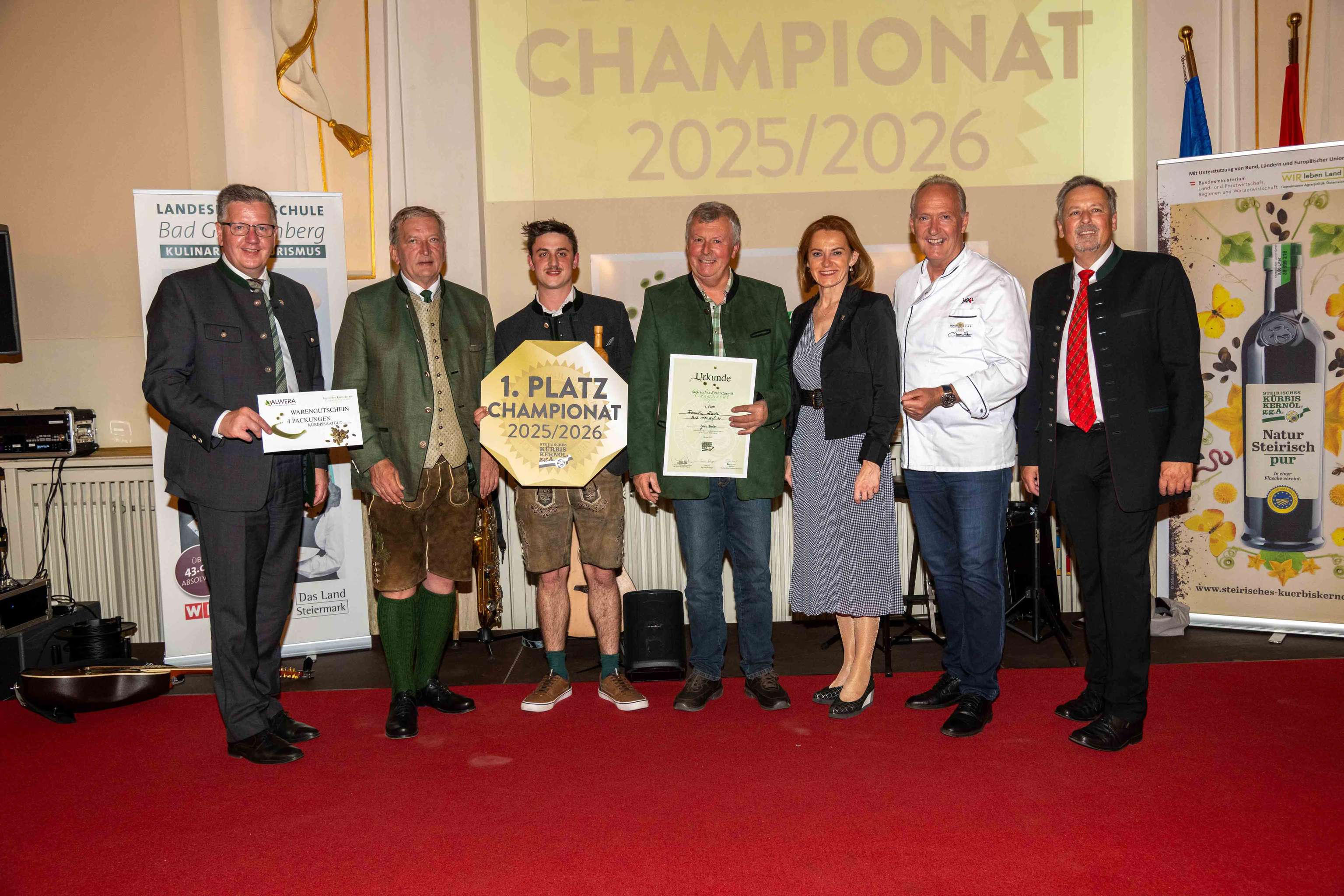 Sieger Kürbiskernöl-Championat