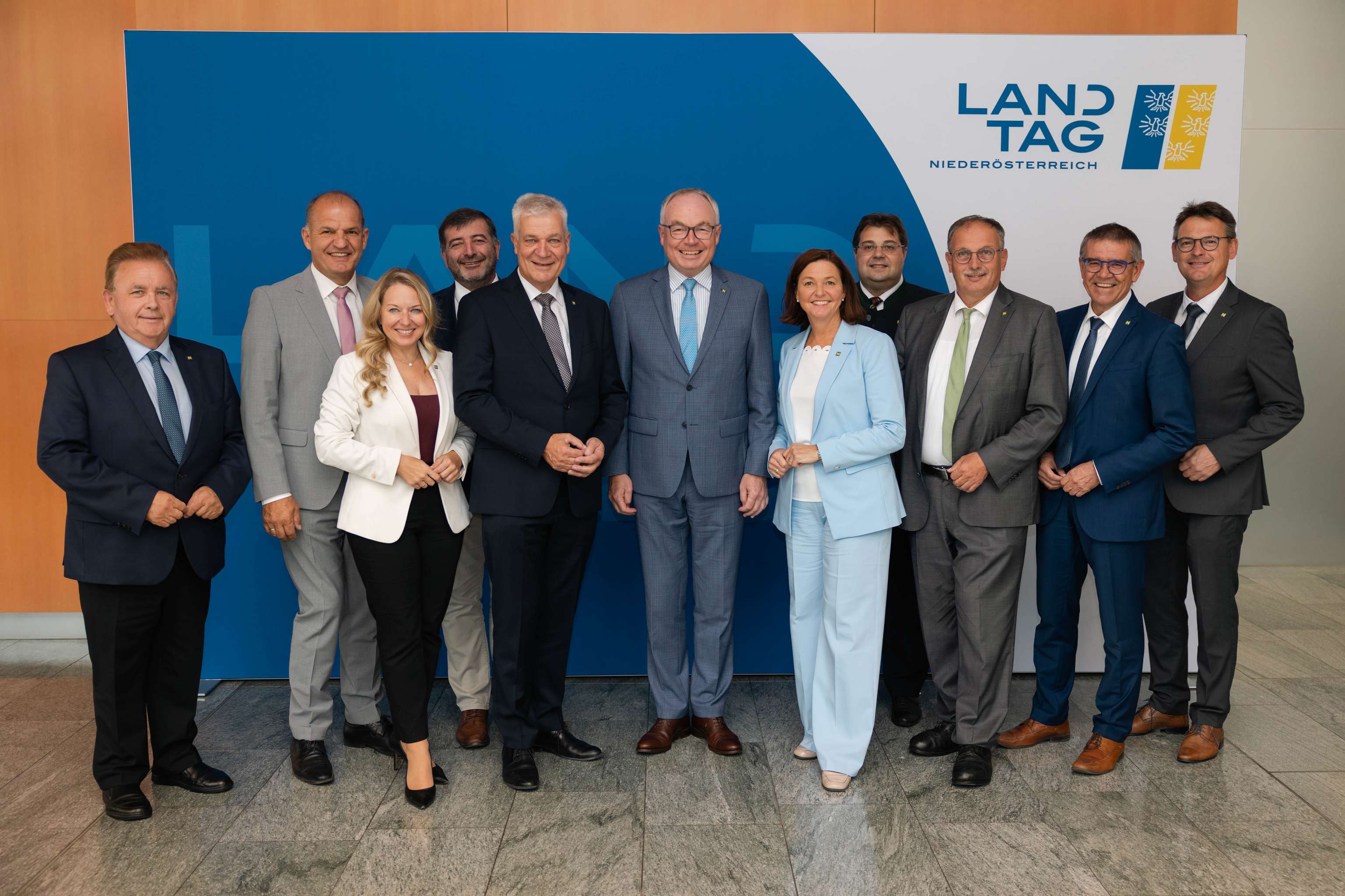 Gruppenfoto der Bauernbund-Abgeordneten