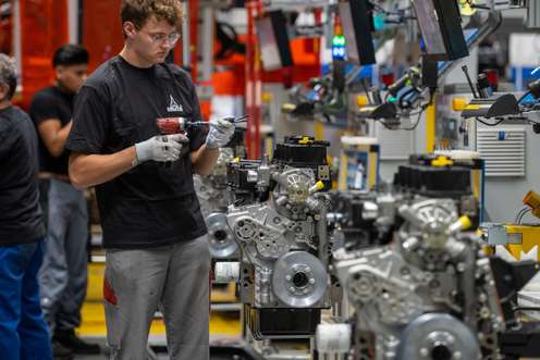 Motorenproduktion