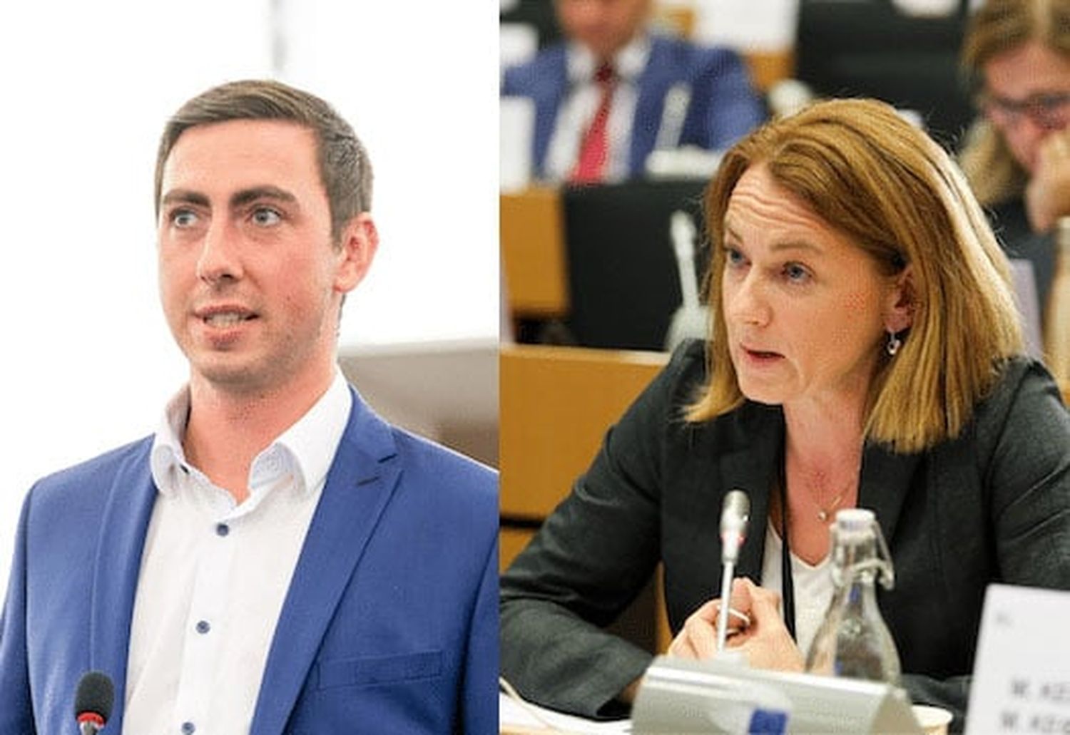 ÖVP-Europaabgeordnete Alexander Bernhuber und Simone Schmiedtbauer