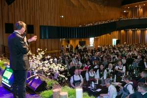 Markus Wallner vor Publikum