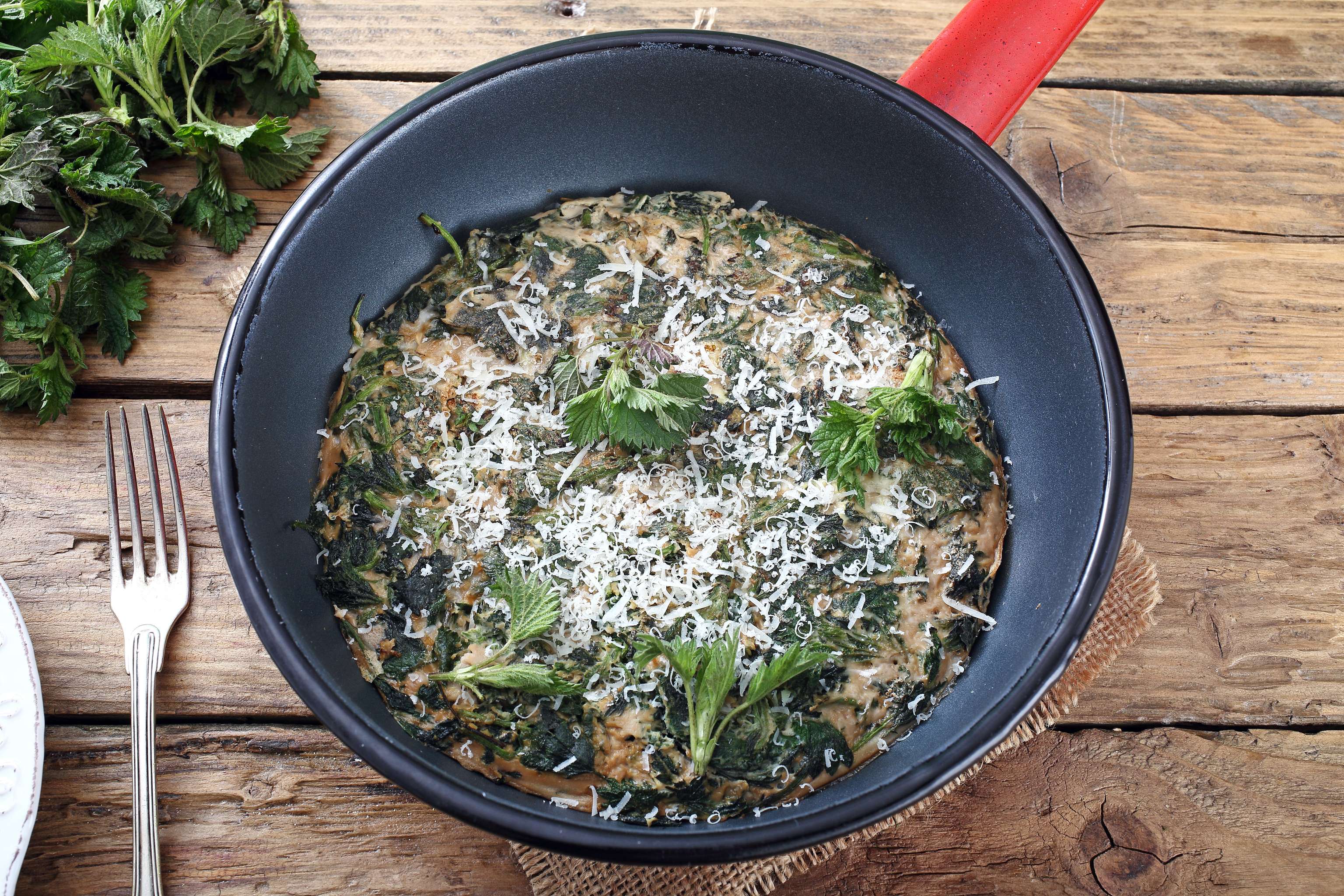 Brennnessel-Frittata