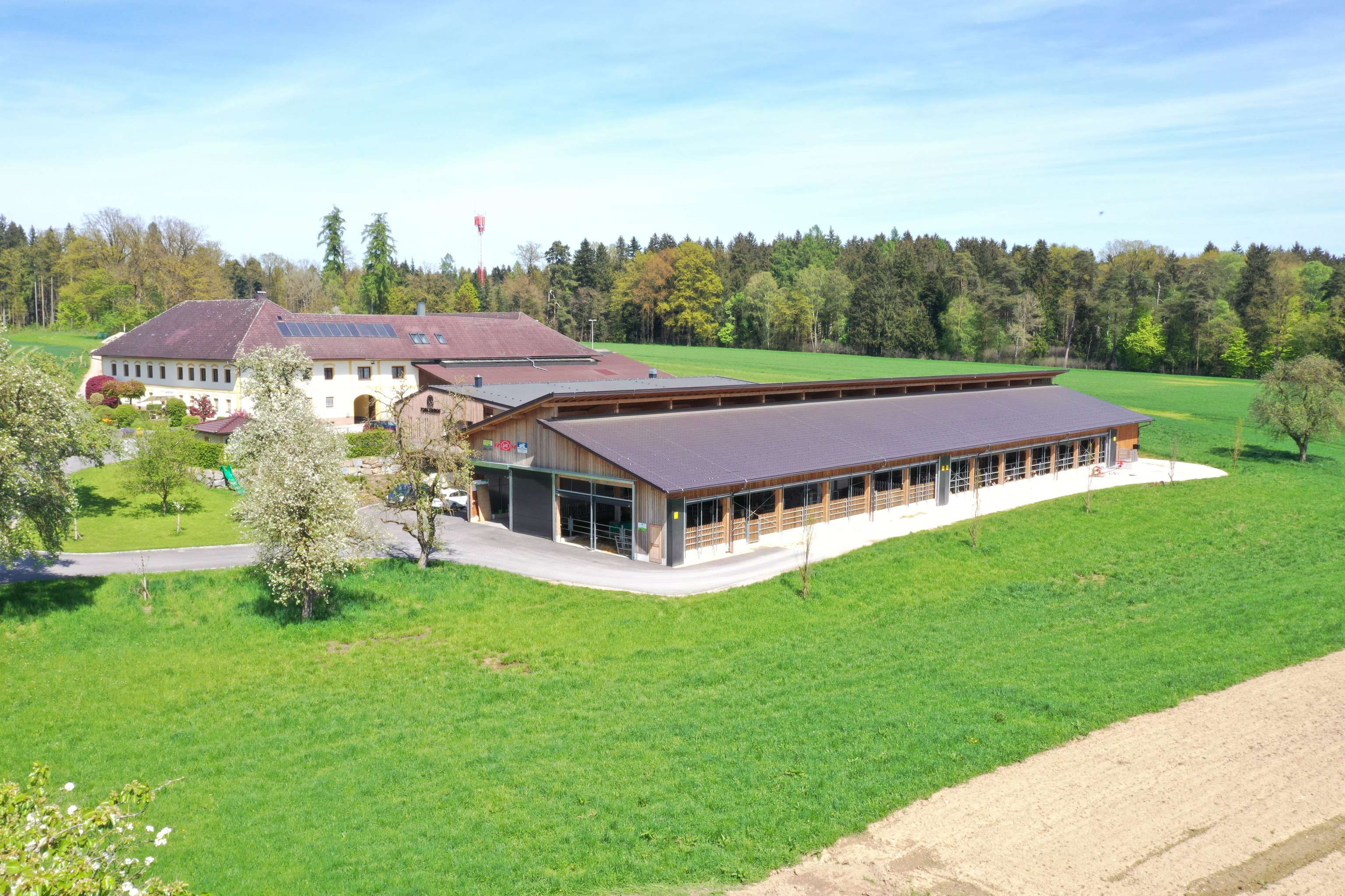 Der neue Milchviehstall am Toblerhof in Lambach.