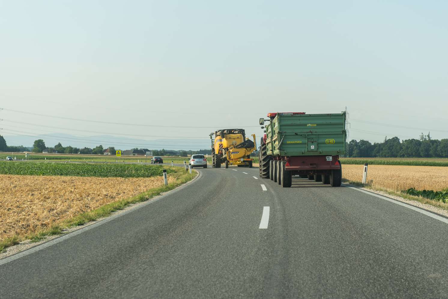 Landmaschinen im Strassenverkehr