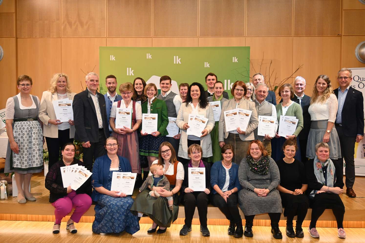 Brot-Produzenten bei der elften Brotprämierung der Landwirtschaftskammer OÖ