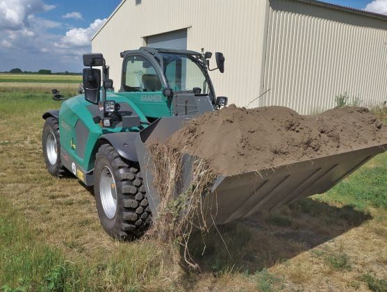 Kein Problem mit 2 Kubikmeter Erdschaufel
