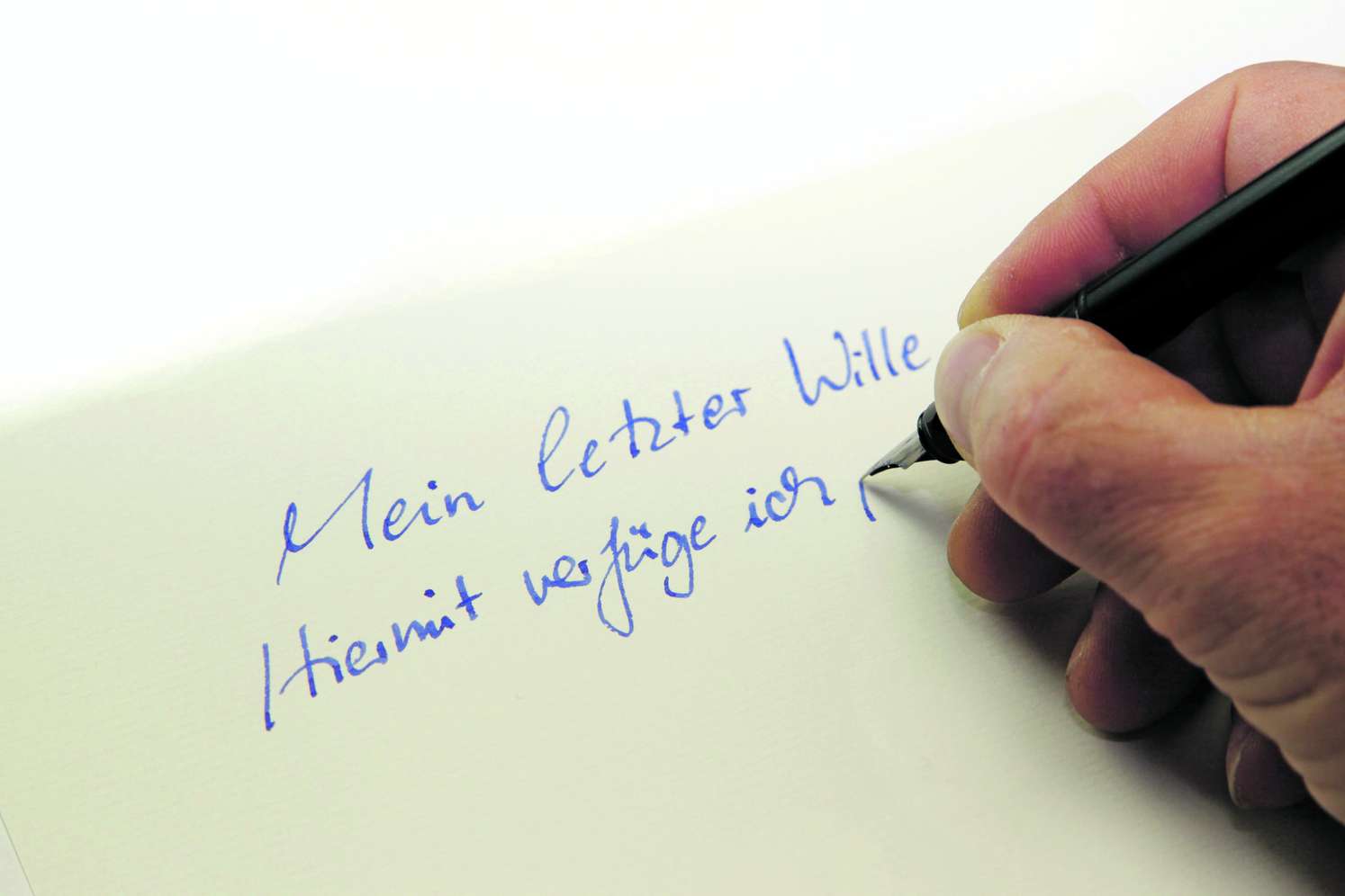 Handschriftliches Testament