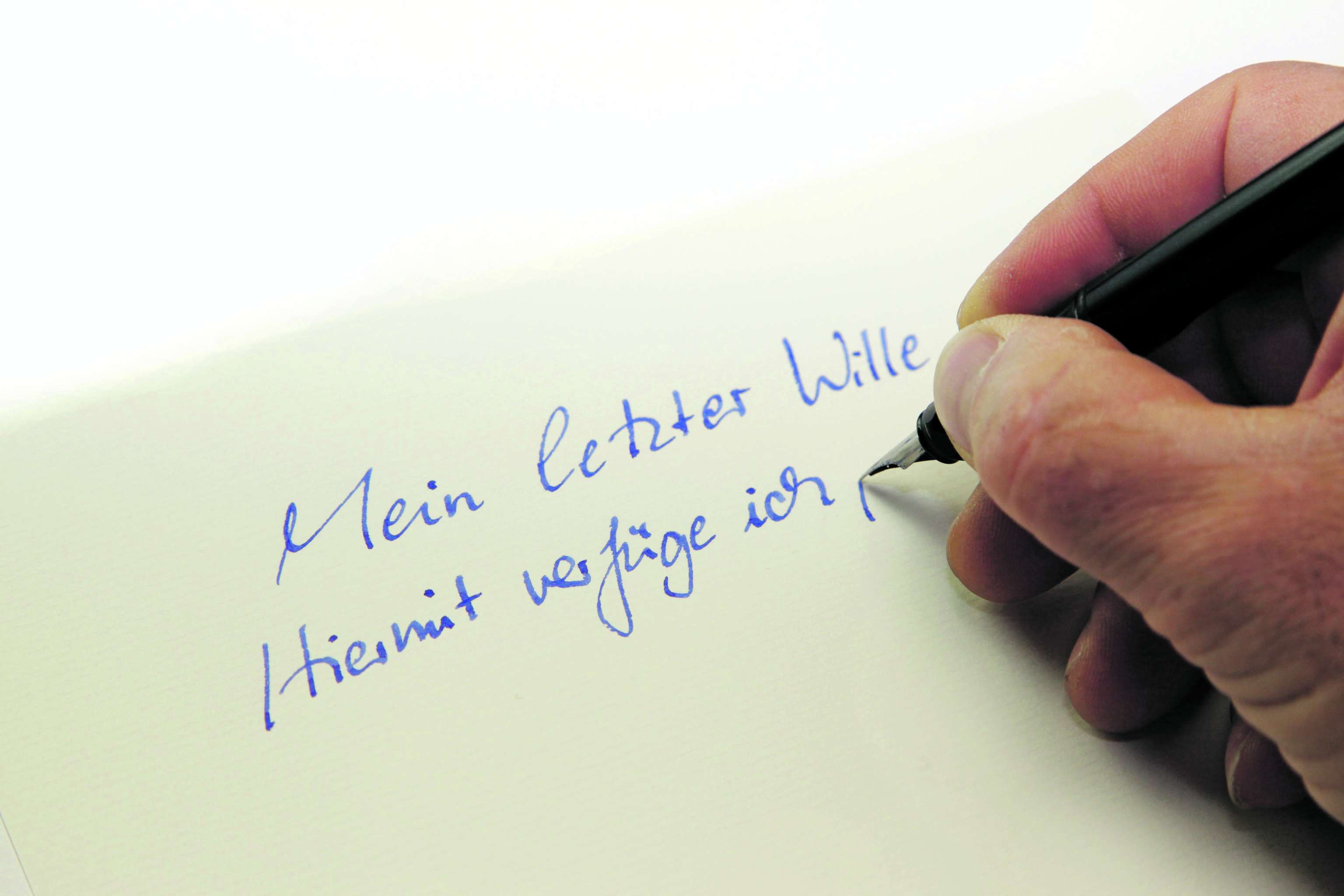 Handschriftliches Testament