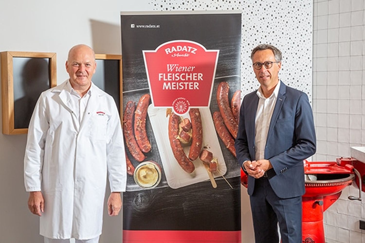 Bauernbund-Präsident Strasser mit Geschäftsführer Dr. Franz Radatz FOTO: Radatz