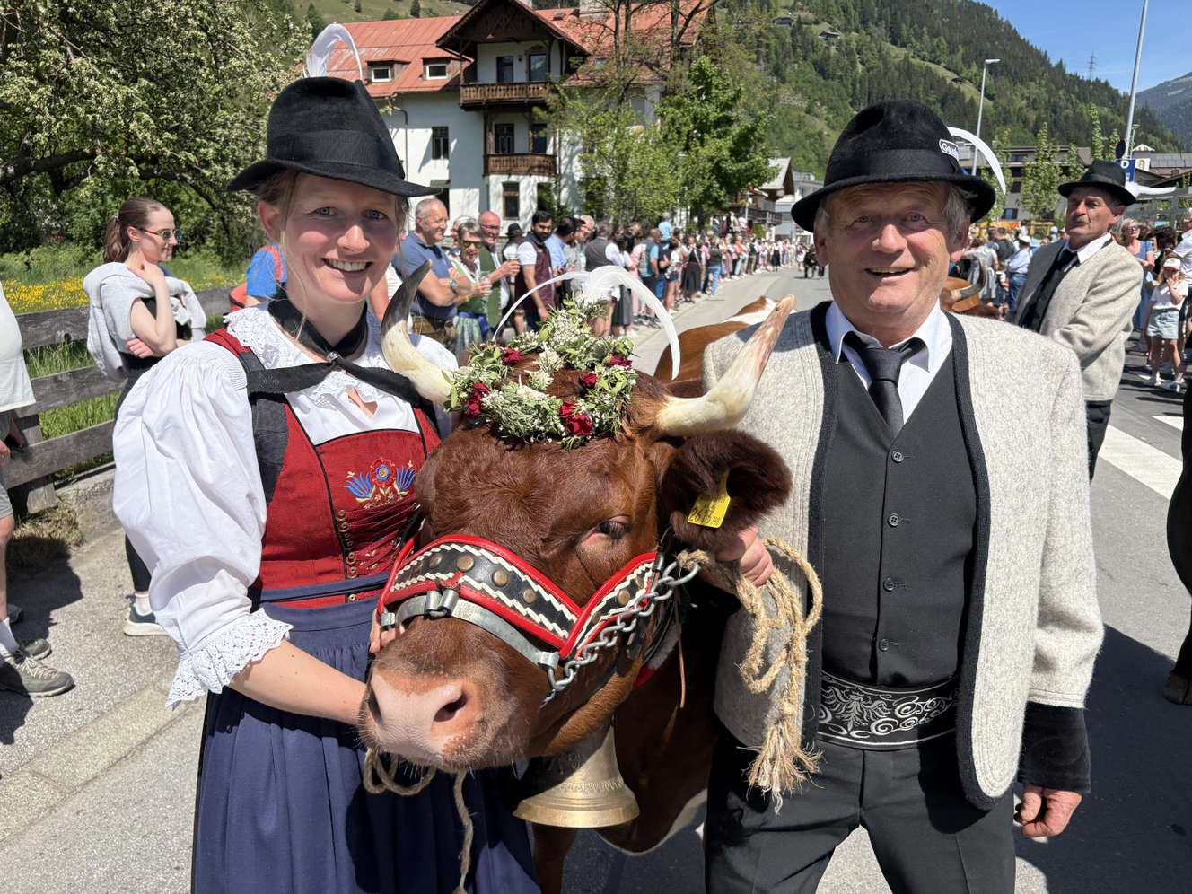Die Gaudermoarin 2026: TULPE mit Manuela Wechselberger und ihrem Vater Florian aus Tux.