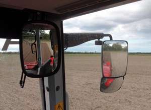 Rückspiegel: vorbildliche Sicht nach hinten