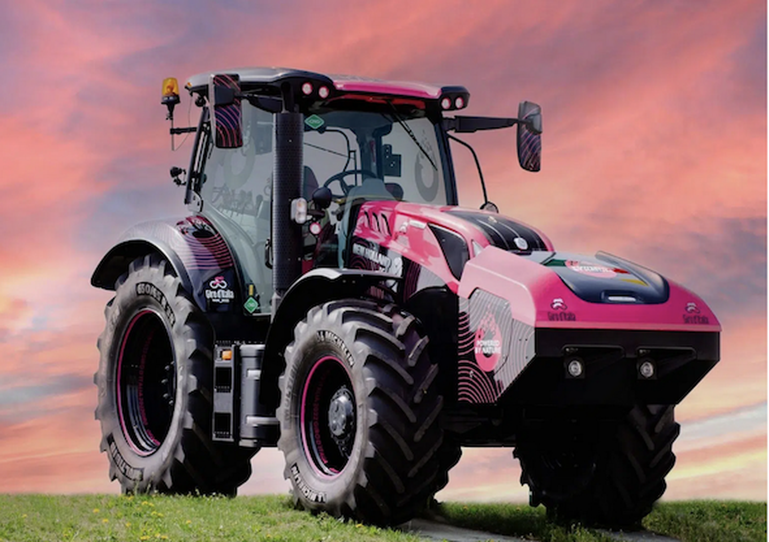 Eine rosige Zukunft prognostisiert New Holland seinem T6-Methangas-Traktor. Foto: New Holland