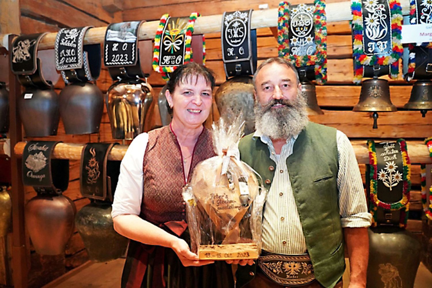 Helga und Peter Hofer freuten sich über die Ausstellung.