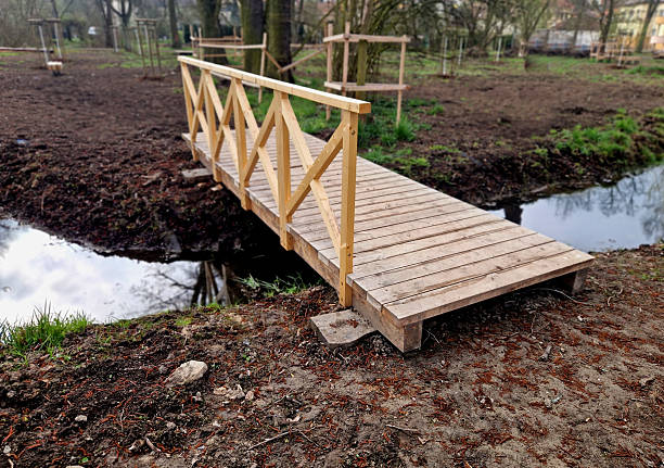 Bild von Anzeige: Teich und Bachbrückenbau Holzbaukonstruktionen Tischlerei 