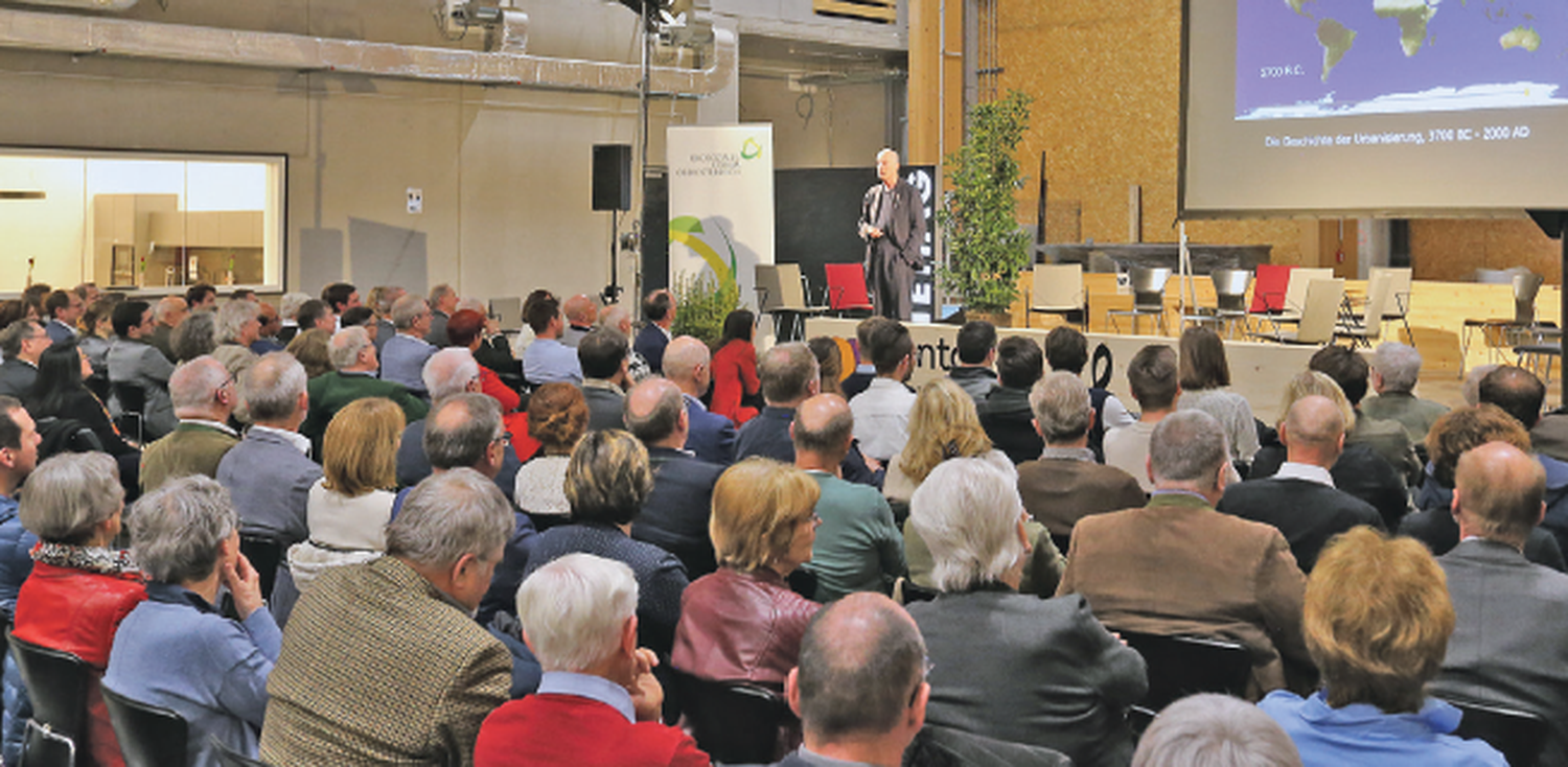 Der renommierte Forscher Hans Joachim Schellnhuber erläuterte den kritischen Zustand des Weltklimas.