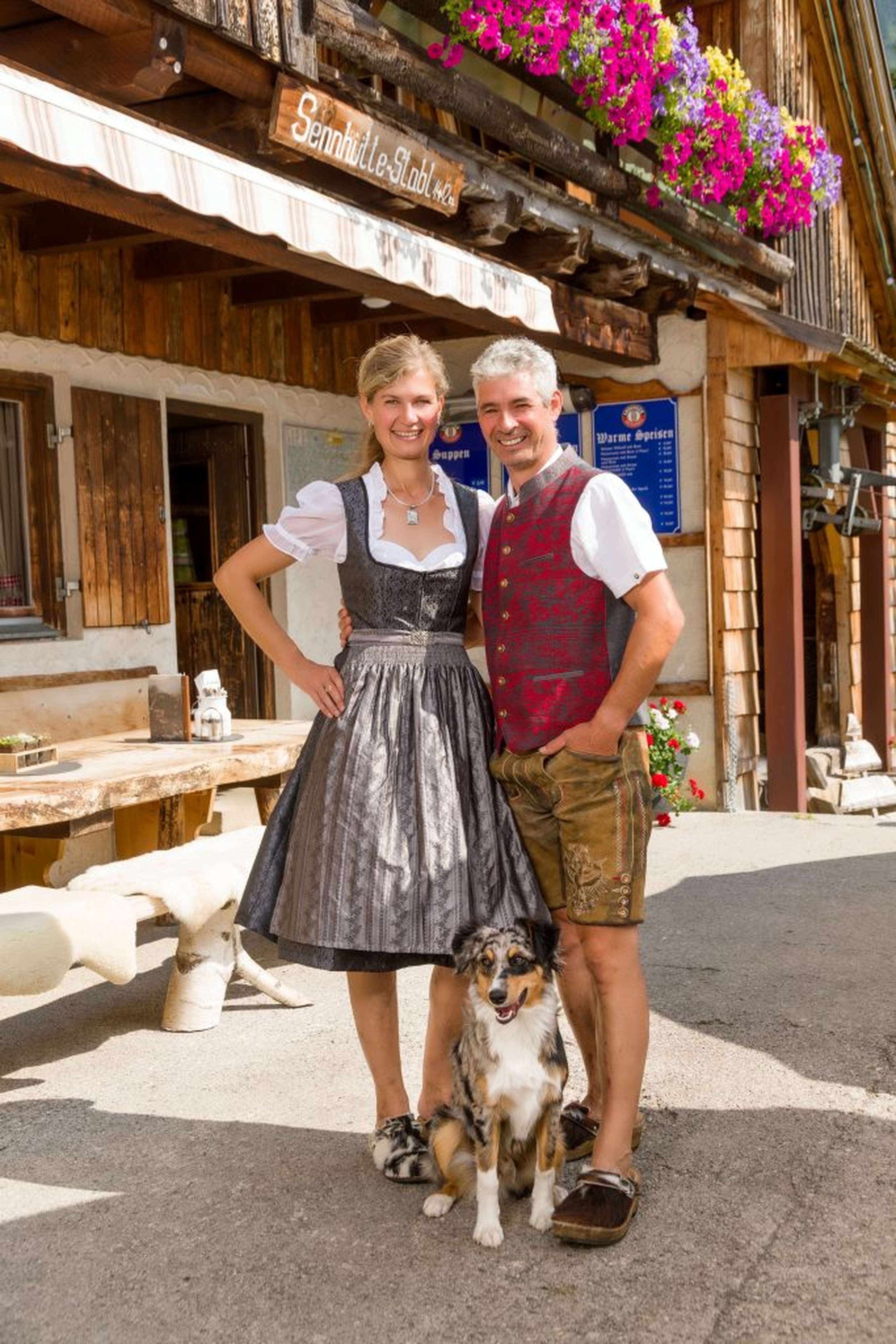 Stolze Almpächter: Simone Winkler undThomas Feineler