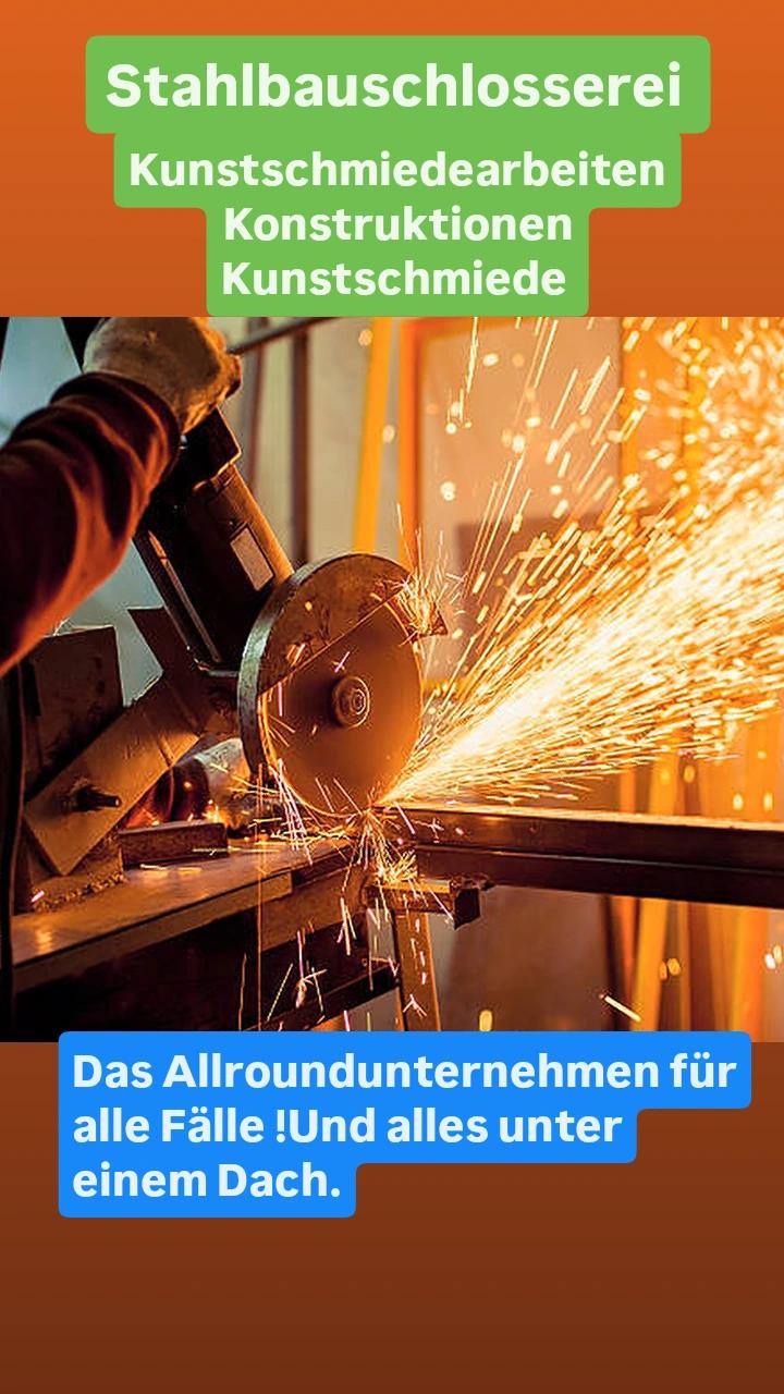 Bild von Anzeige: Stahlbau-Schlosserei Kunstschmiede Bauunternehmen-Allrounddienstleistungen 