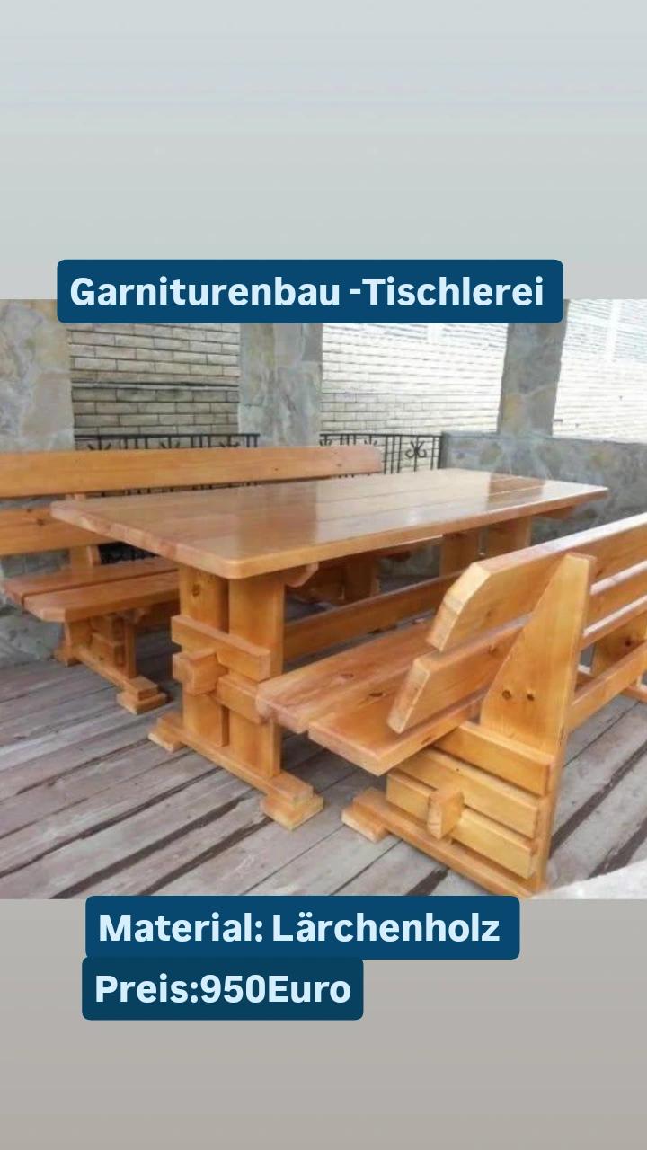 Bild von Anzeige: Garnituren-Bänke -Tischebau -Tischlerei 