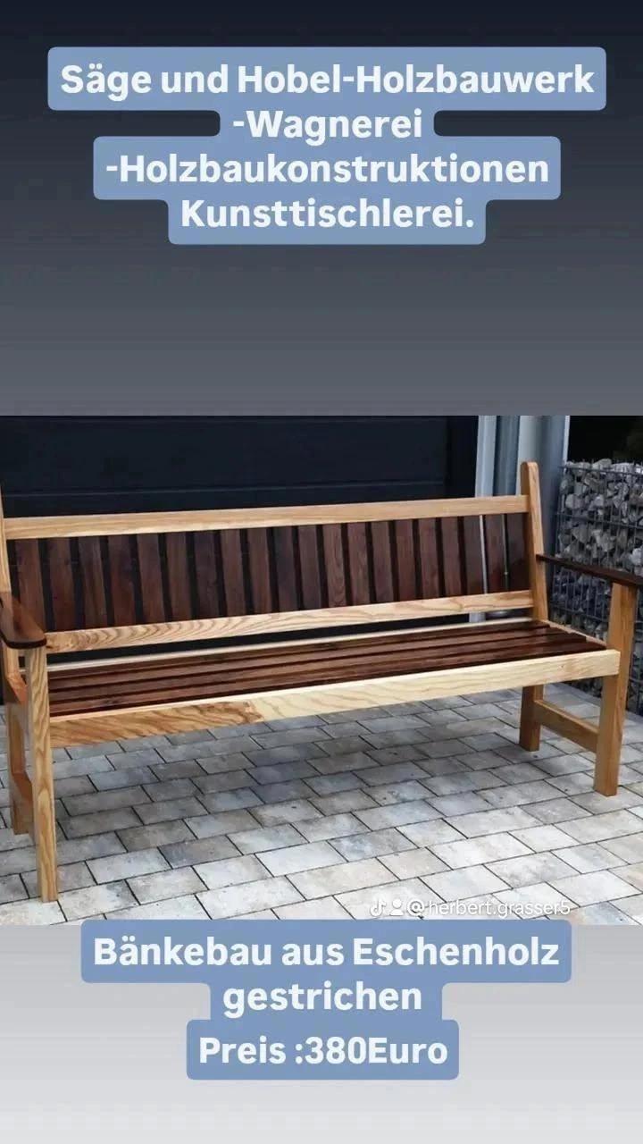 Bild von Anzeige: Bänkebau aus Eschenholz Wagnerei Kunsttischlerei Bau Montage 