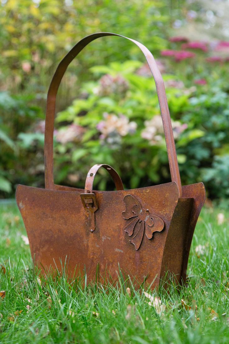 Bild von Anzeige: Pflanzentaschen aus Cordenstahl Schlosserei Kunst-Schmiede 