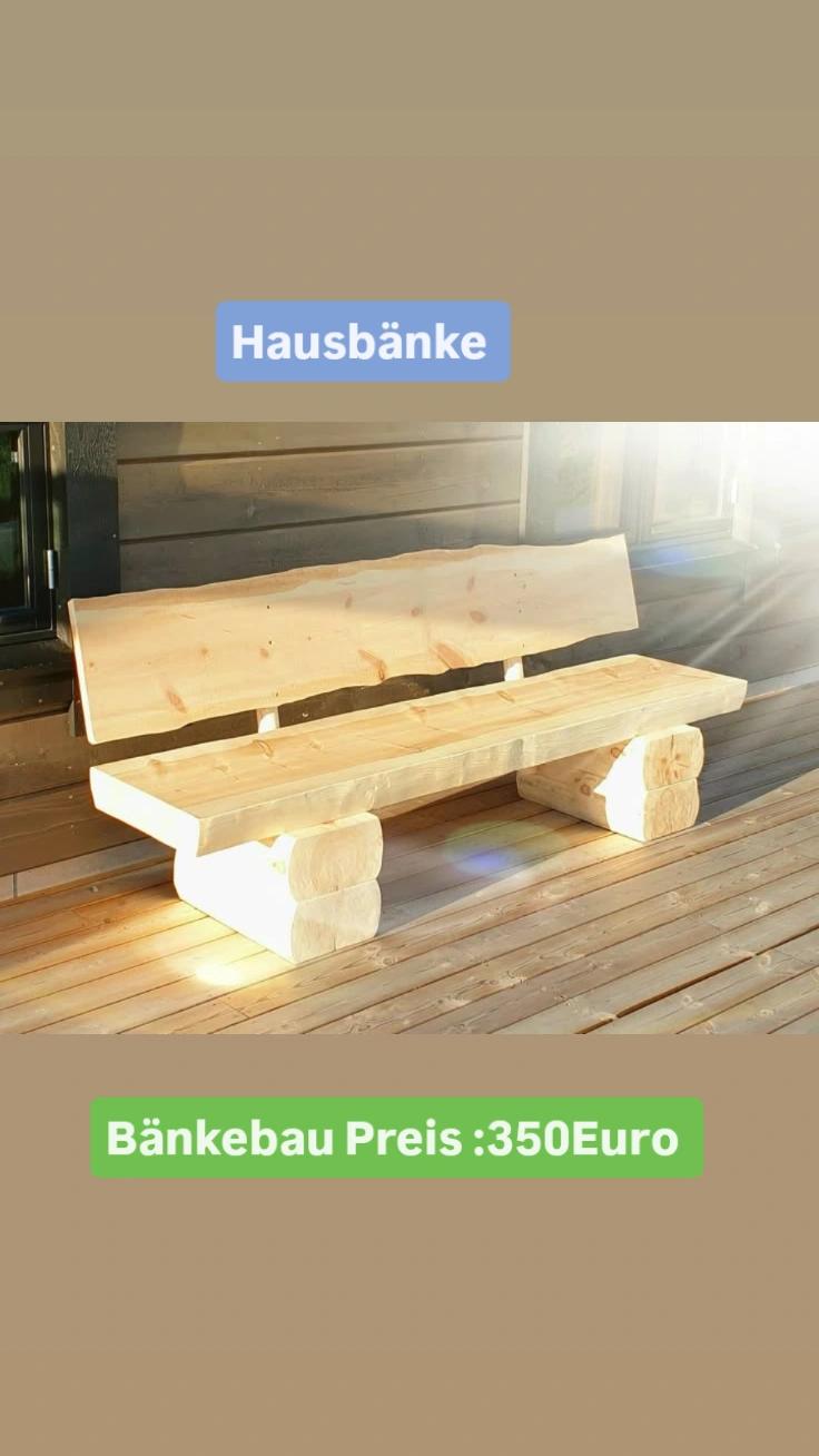 Bild von Anzeige: Bänkebau mit Vierecksitzsteher Säge und Hobelwerk Tischlerei 
