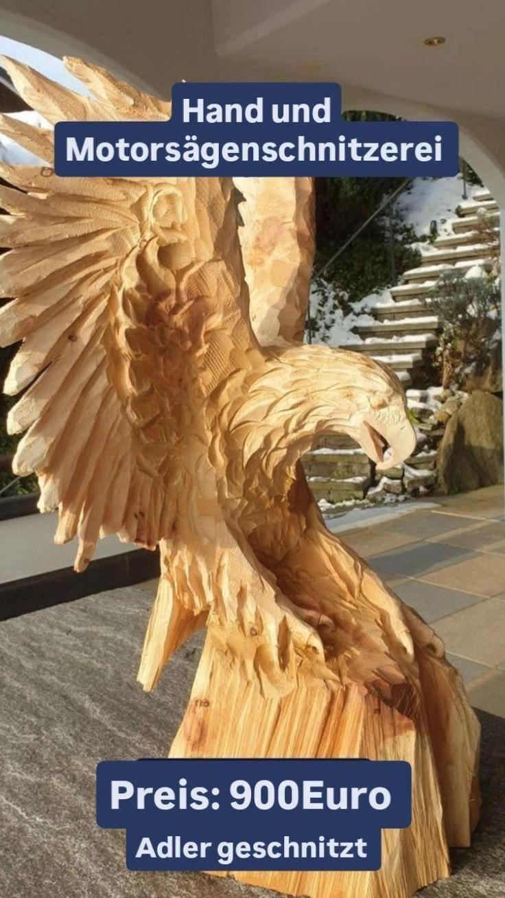 Bild von Anzeige: Adlerschnitzerei Wagnerei Kunsttischlerei Bau Montage 