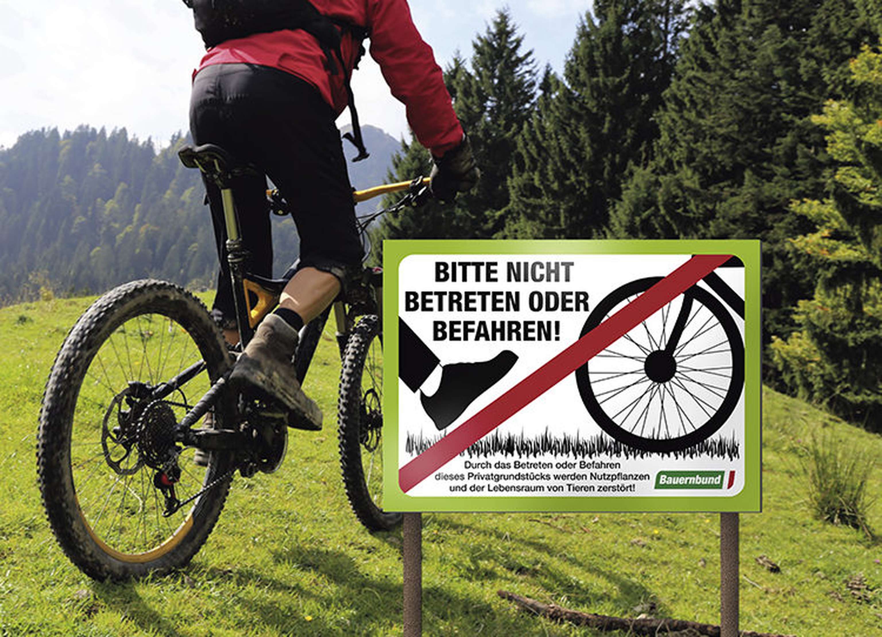 Tafel für Betretungsverbot