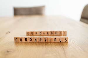 Coronavirus Und Kurzarbeit Konzeptbild