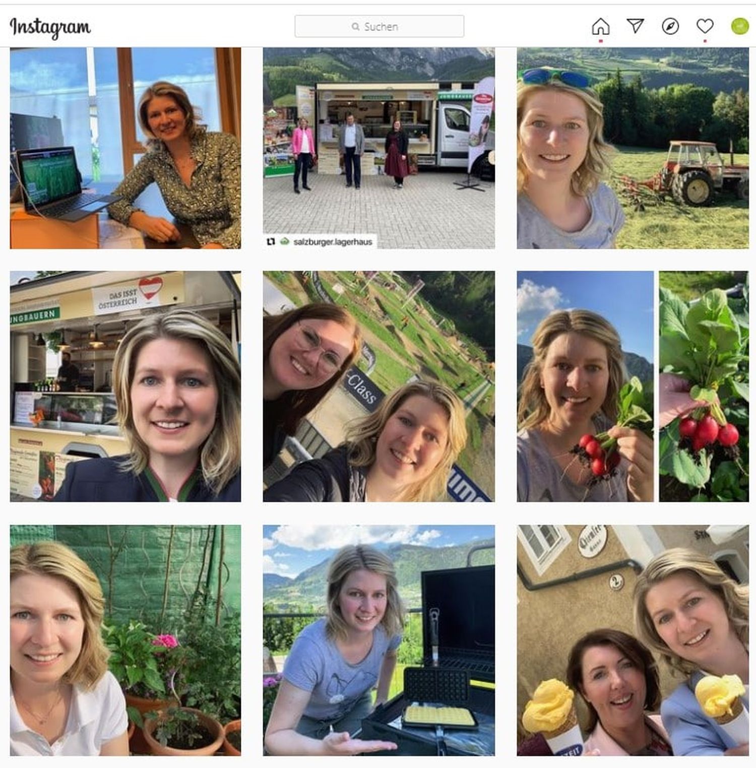Screenshot Instagram