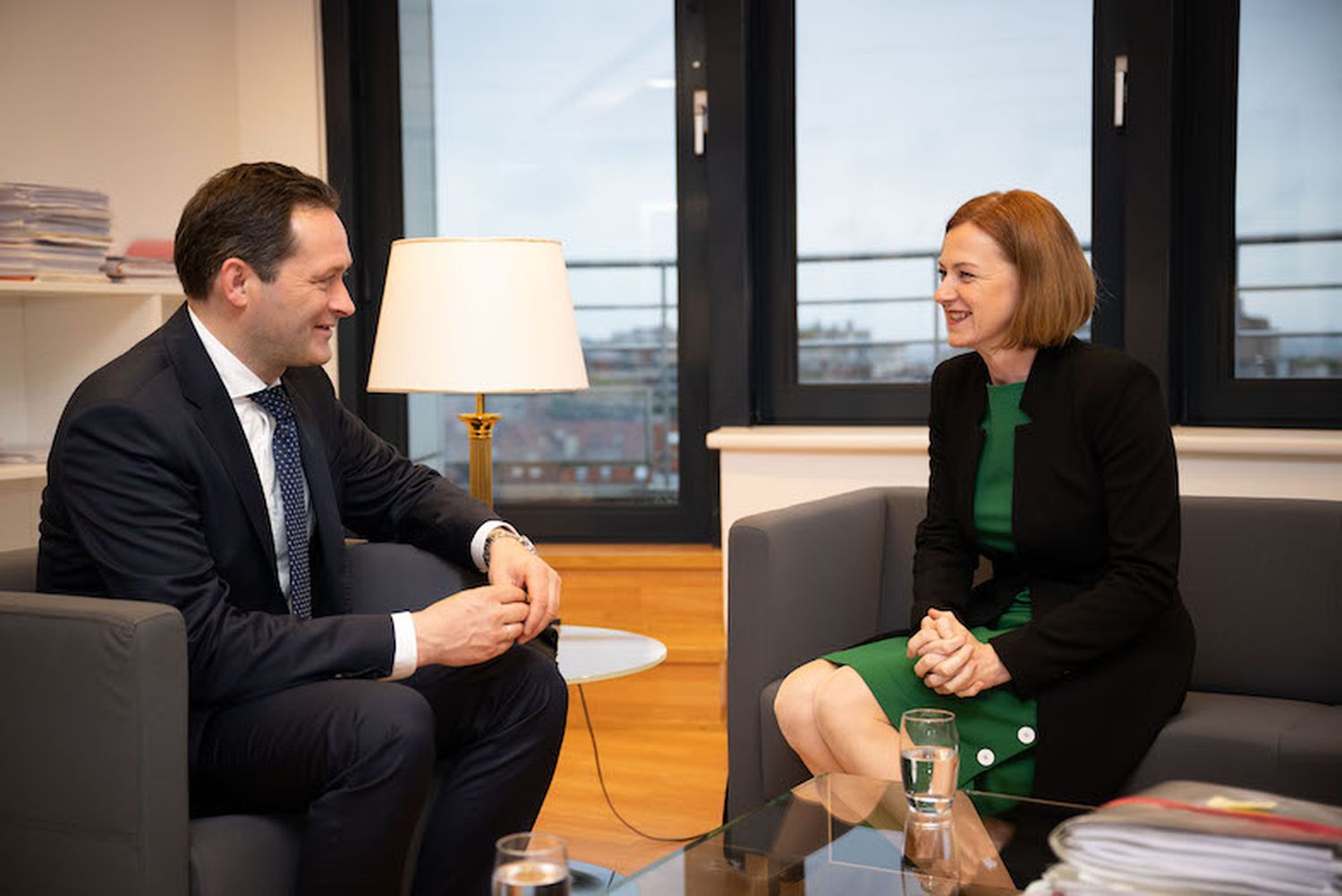 Bundesminister Norbert Totschnig tauschte sich mit EU-Abgeordneter Simone Schmidtbauer aus.
FOTO: ZVG